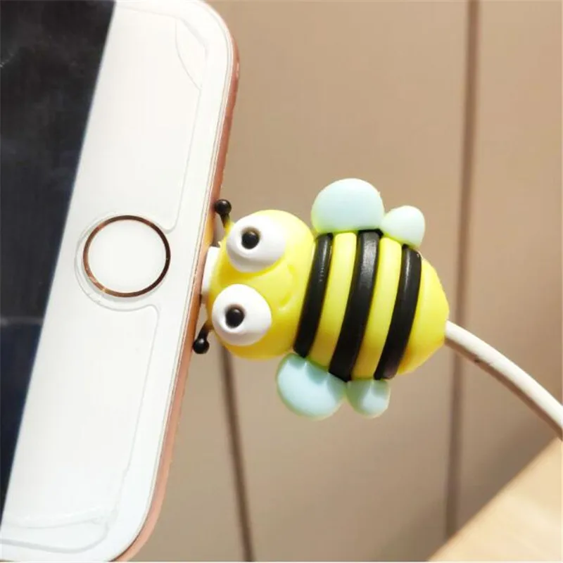 A Телефон USB защитный кабель chompers шнур животное укус зарядное устройство держатель проводов Органайзер силиконовый чехол зарядное устройство - Цвет: A