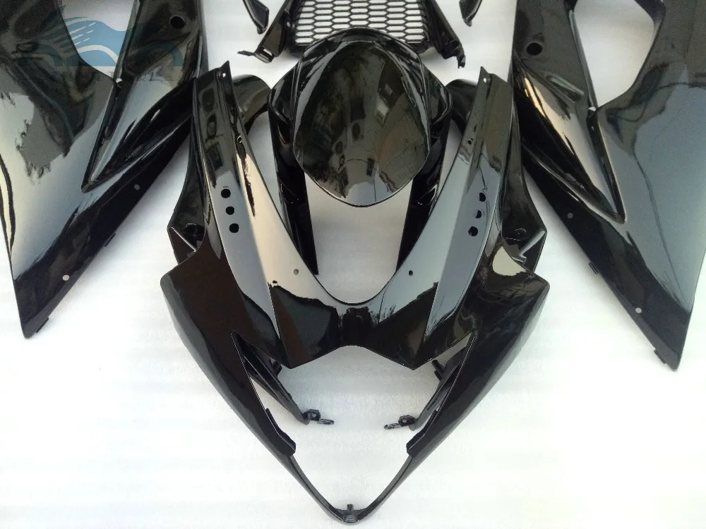 Бесплатный пользовательский обтекатель наборы для Suzuki GSXR 1000 K5 K6 GSXR1000 2005 2006 Спорт обтекатели комплект 05 06 глянцевый черный кузов