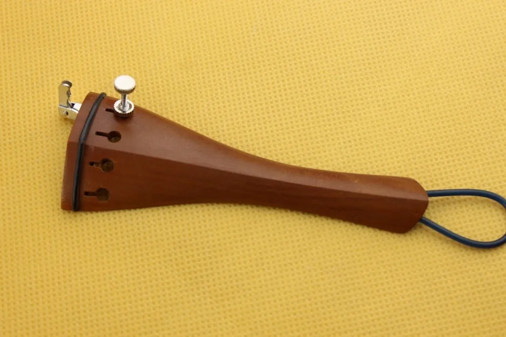 

2 pcs high quality Jujube wood Viola Tailpiece fixed fine tuner Tail Gut