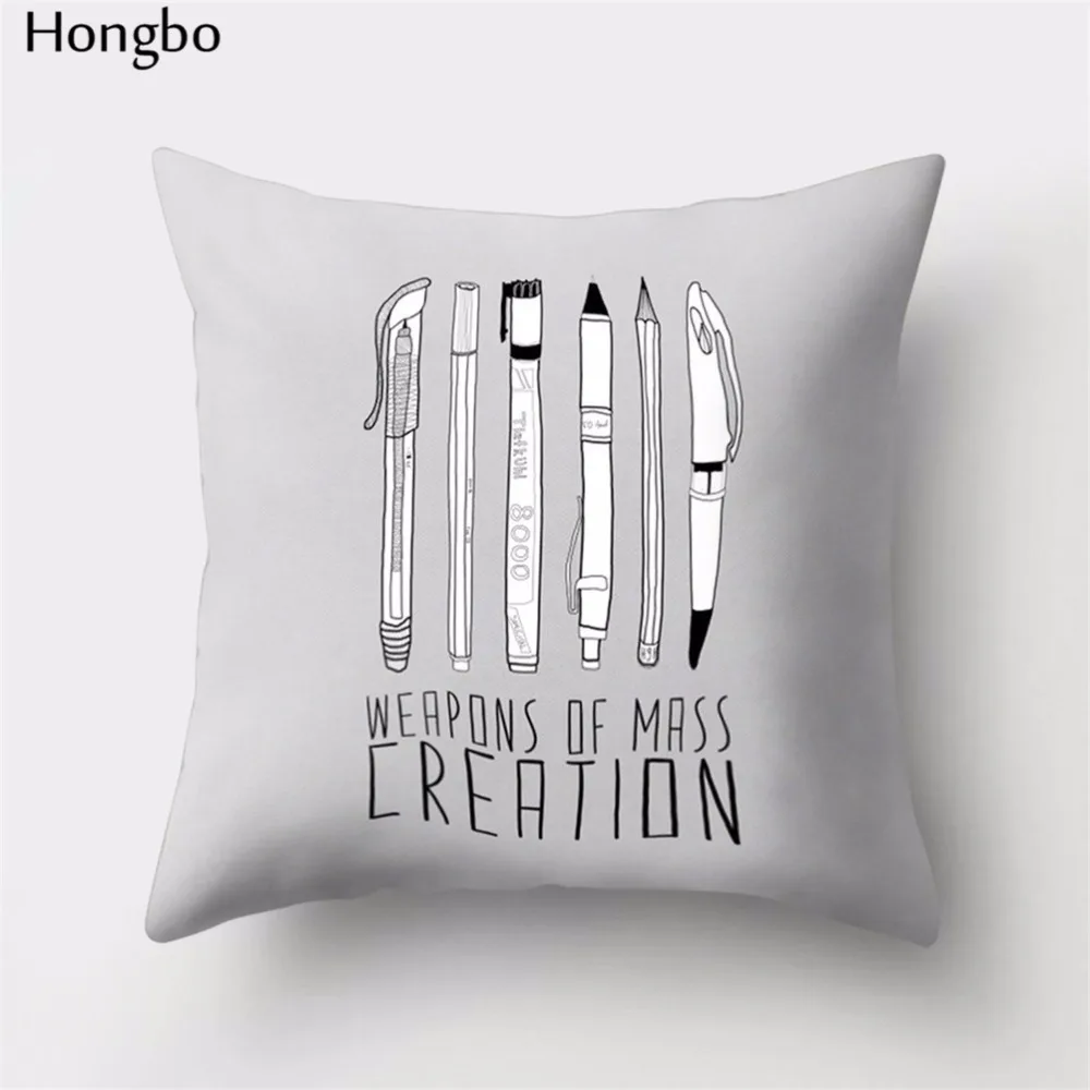 Hongbo 1 шт. винтажная камера карта мира швейная машина наволочки, покрытия для подушек