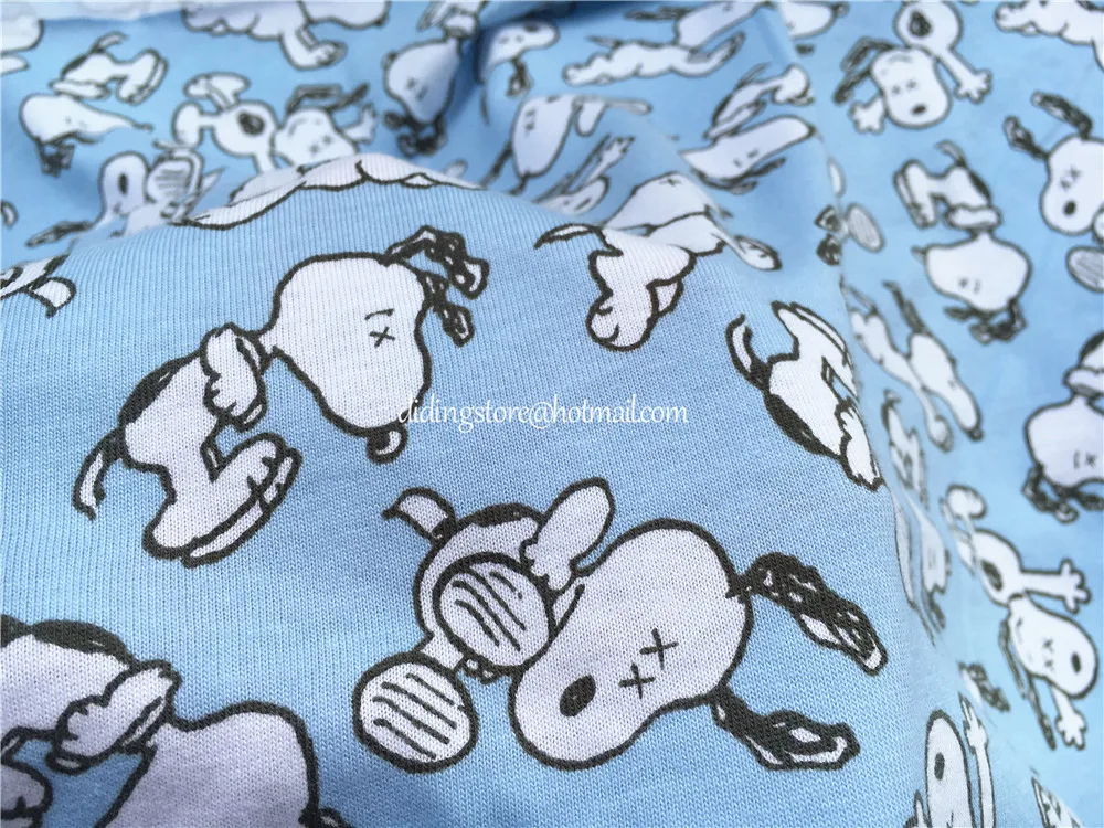 50*195 см мультфильм собака хлопок ткань для Вышивание DIY Лоскутное детское Одежда