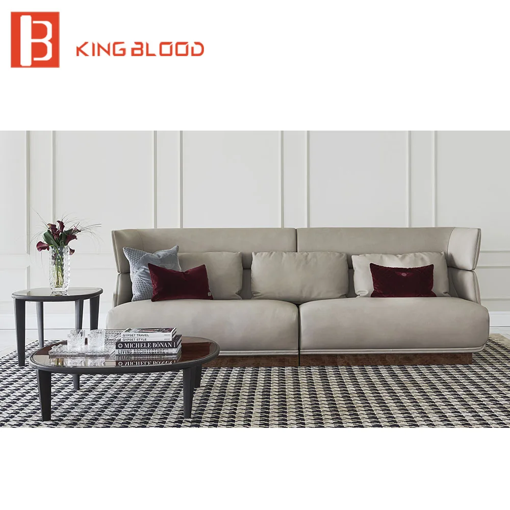 

High end modern luxury leather european style sofa