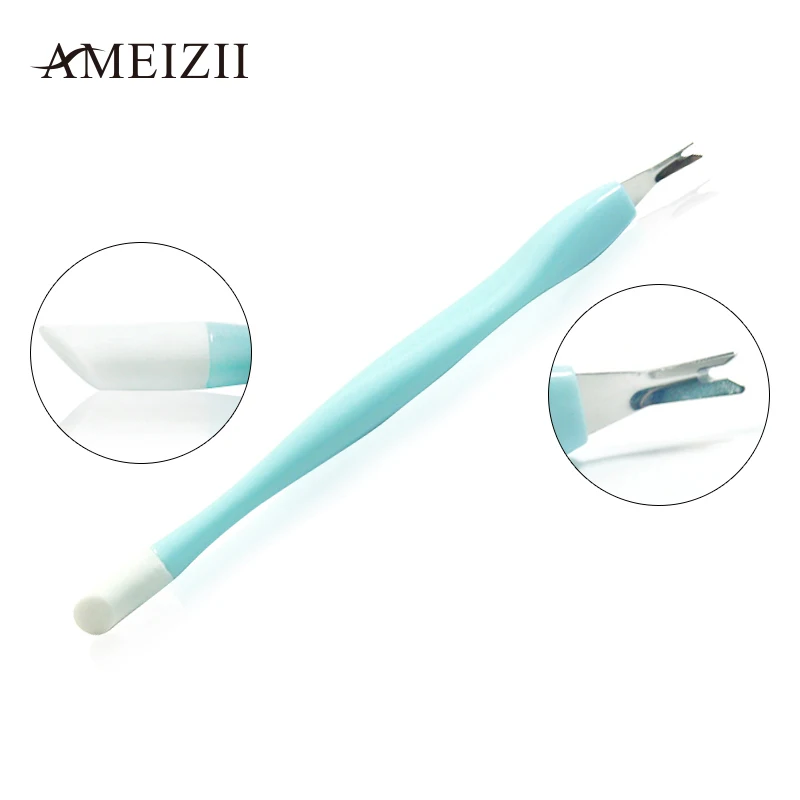 AMEIZII 3 шт./лот кутикулы толкатель мертвой кожи вилка аксессуары для маникюра