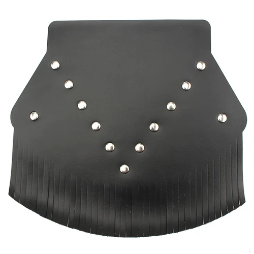 

Мотоциклетное крыло крышка Передняя Кожа грязевой щиток w/бахрома для индийской старой школы главный Винтаж на заказ