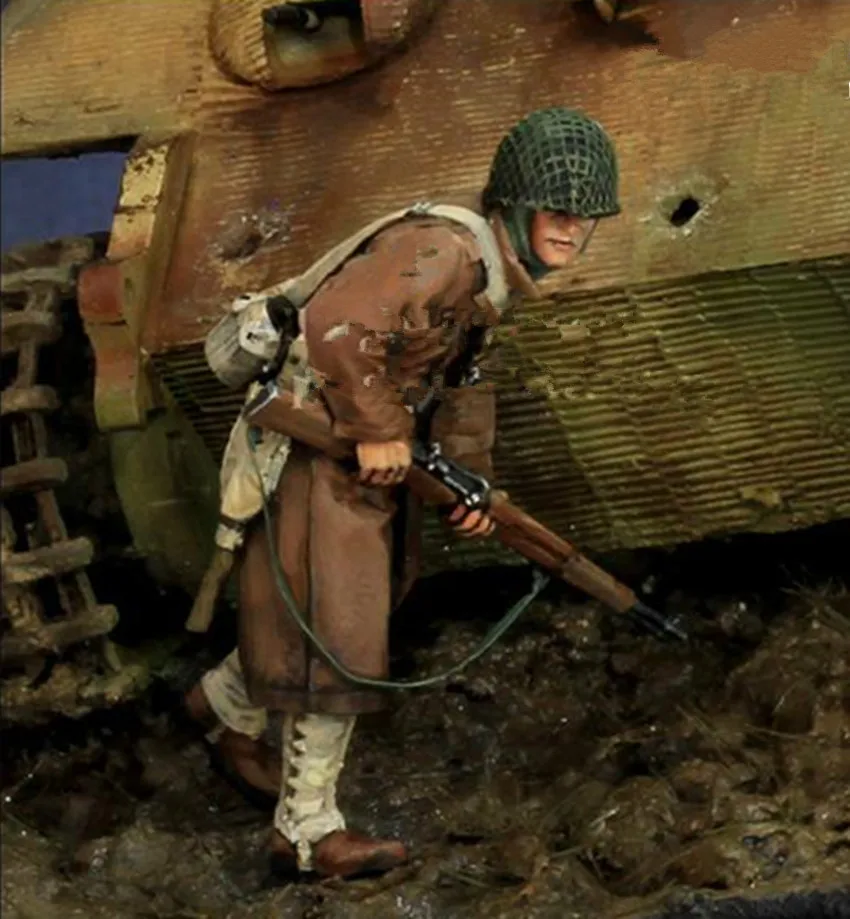 1/35 каучуковая фигурка модель комплект Unassambled Неокрашенная 958 | Игрушки и хобби