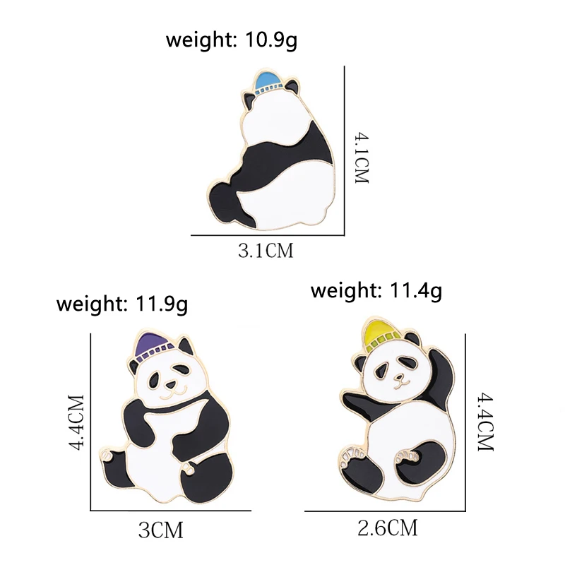 Высокое качество 3 стиля Мультяшные животные булавки милая эмалированная