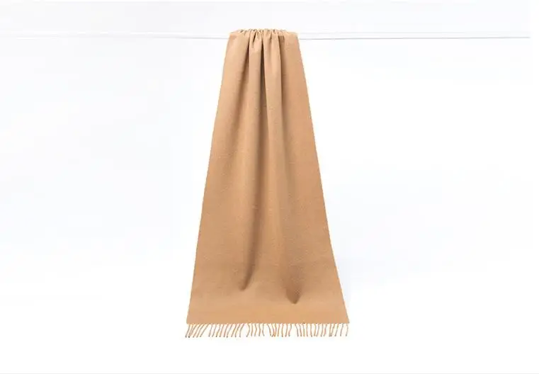 Naizaiga овечья шерсть зимняя теплая Толстая шаль женский модный шарф Вэнь длинный однотонный Пашмина 45*200 см, HS1