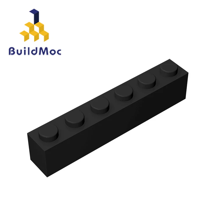 Совместимые детали BuildMOC 3009 1x6 для строительных блоков сделай сам Электрический