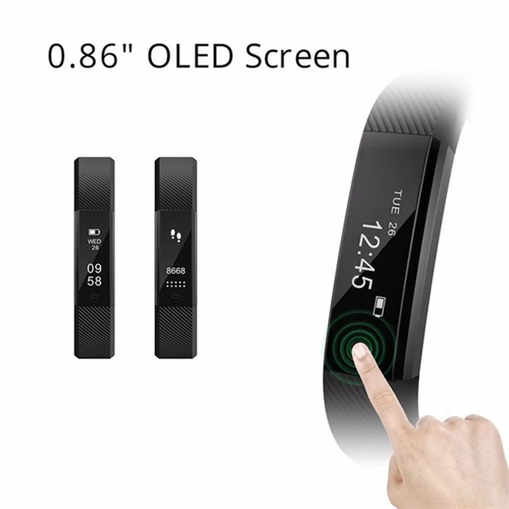 Хит ID115 смарт-браслет Bluetooth 4,0 фитнес-трекер пульсометр часы Счетчик шагов монитор сна спортивный смарт-браслет