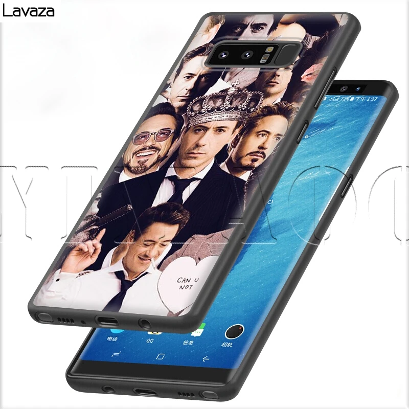 Lavaza Robert Downey Jr Case for Samsung Galaxy S6 S7 Edge J6 S8 S9 S10 Plus A3 A5 A6 A7 A8 A9 Note 8 9 |