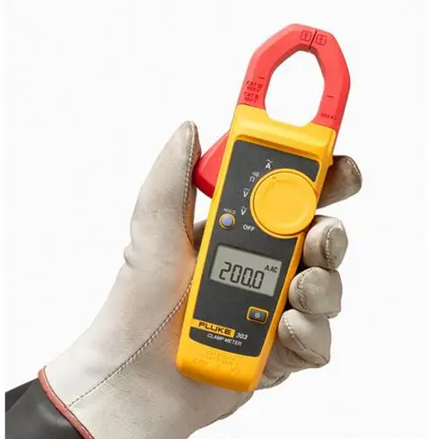 Fluke 303 Цифровой мультиметр клещи AC 600A подсветка дисплея F 303|clamp meter multimeter|digital clamp