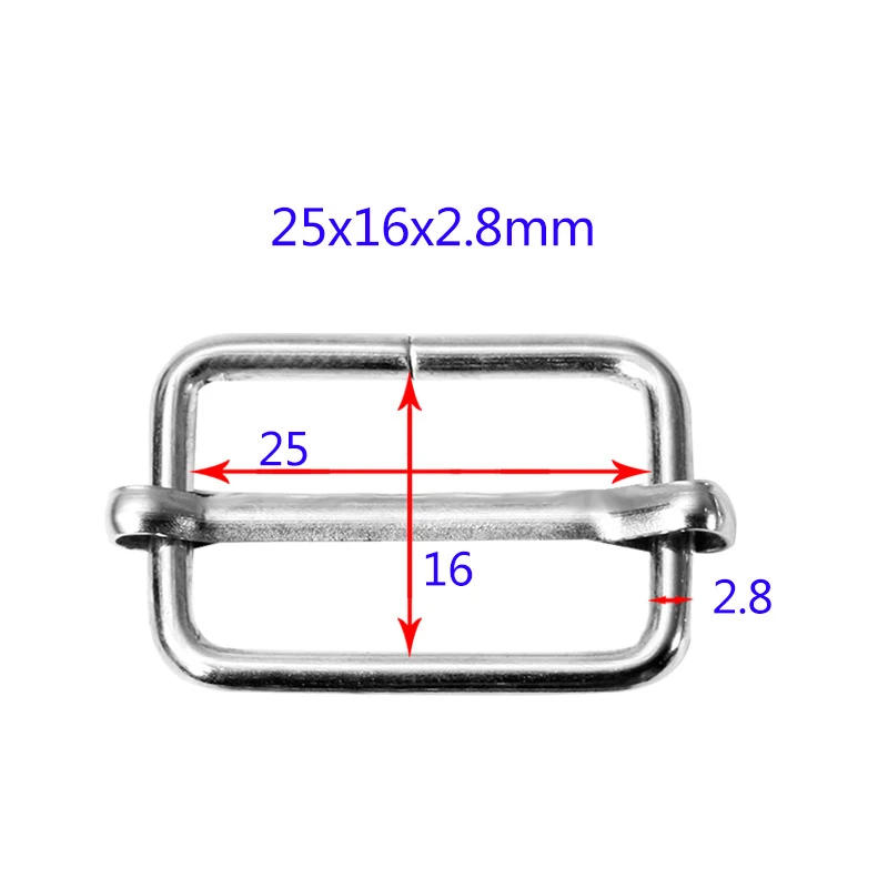 50PCS Metal Adjustable Square D Ring Buckles Sliver Color Needlework Luggage Sewing Handmade Bag Purse Manual Buttons | Дом и сад