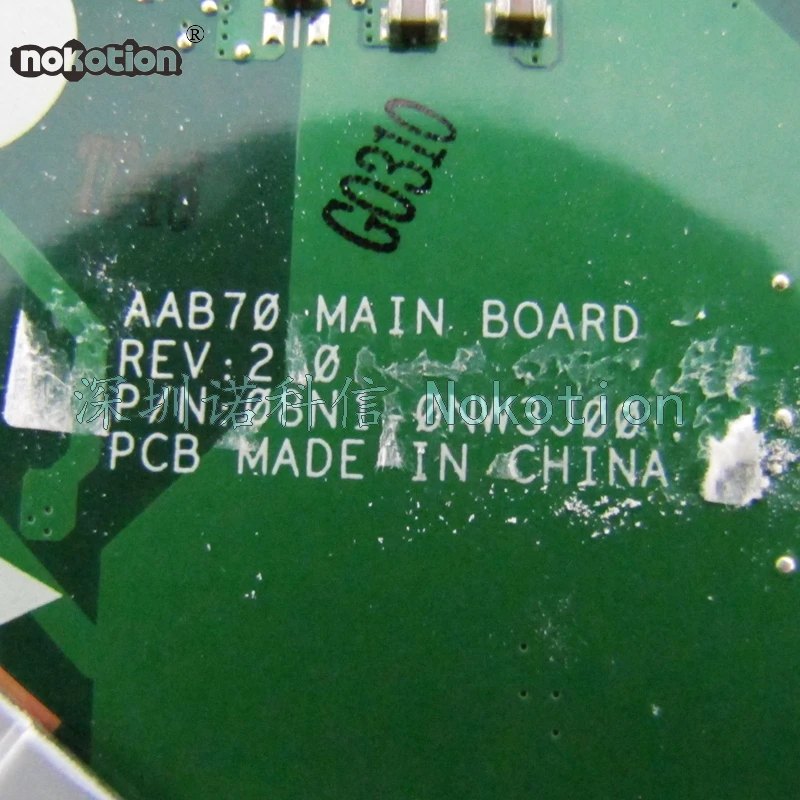 Материнская плата NOKOTION MBRL60P004 AAB70 для ноутбука Acer Aspire 7250 CPU 08N1-0NWJ00 Встроенная