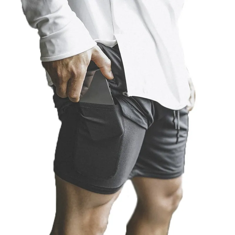 Мужские шорты Moomphya со скрытыми дневными карманами удобные боди для тренажерного