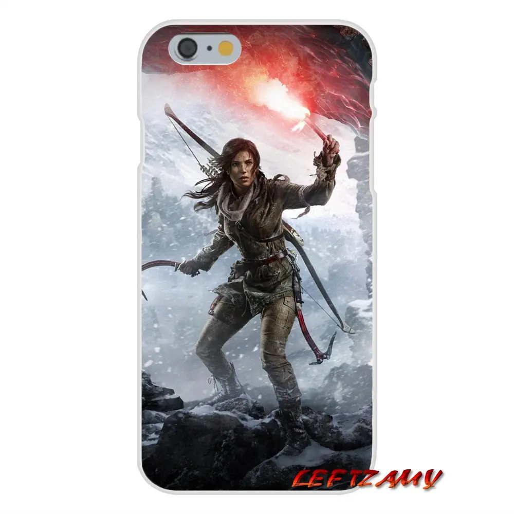 Tomb Raider 2018 Lara Croft для iPhone X XR XS MAX 4 4s 5 5S 5C SE 6 S 7 8 Plus Аксессуары чехлы