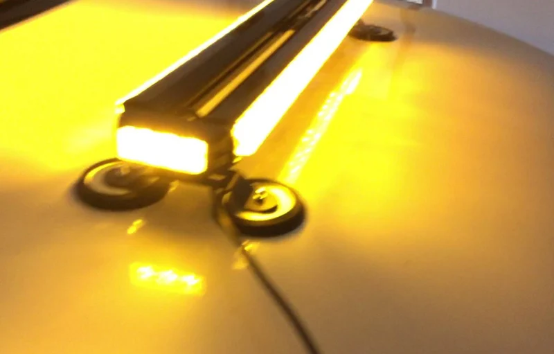 2" 54 Led Стробоскоп свет бар автомобиль крепление на крыше полиция Предупредительная сигнализация Янтарная вспышка маяка свет пожарный Аварийная сигнализация Предупредительная лампа