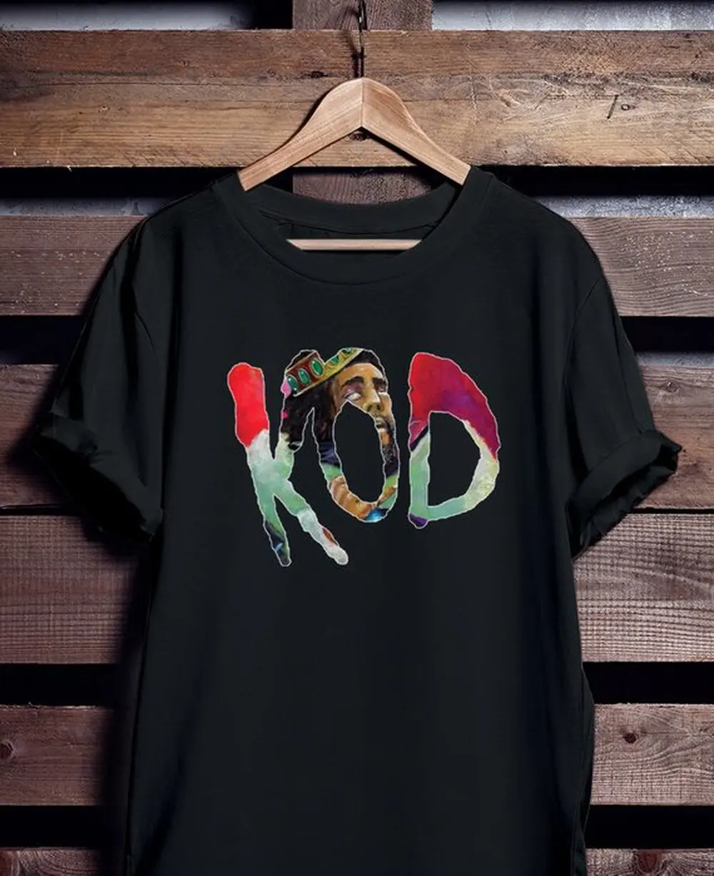 J Cole Dreamville Shirt King Cole T Shirt KOD Album Short Sleeve shirt Top Tees