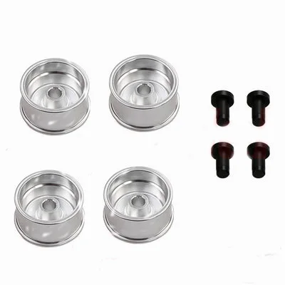 4pcs Tamiya Mini 4WD Racer Parts Homemade Learning Four-wheel Drive Accessories Medium-Diameter Aluminum Alloy Wheels 94992C | Игрушки и