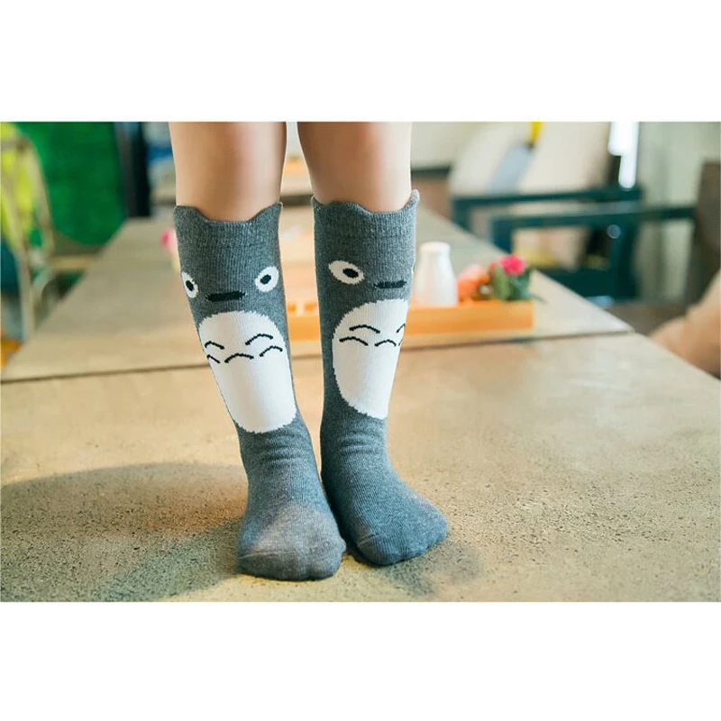 1 пара Детские хлопковые носки с рисунком кота совы животных|knee socks girls|socks girlsgirls