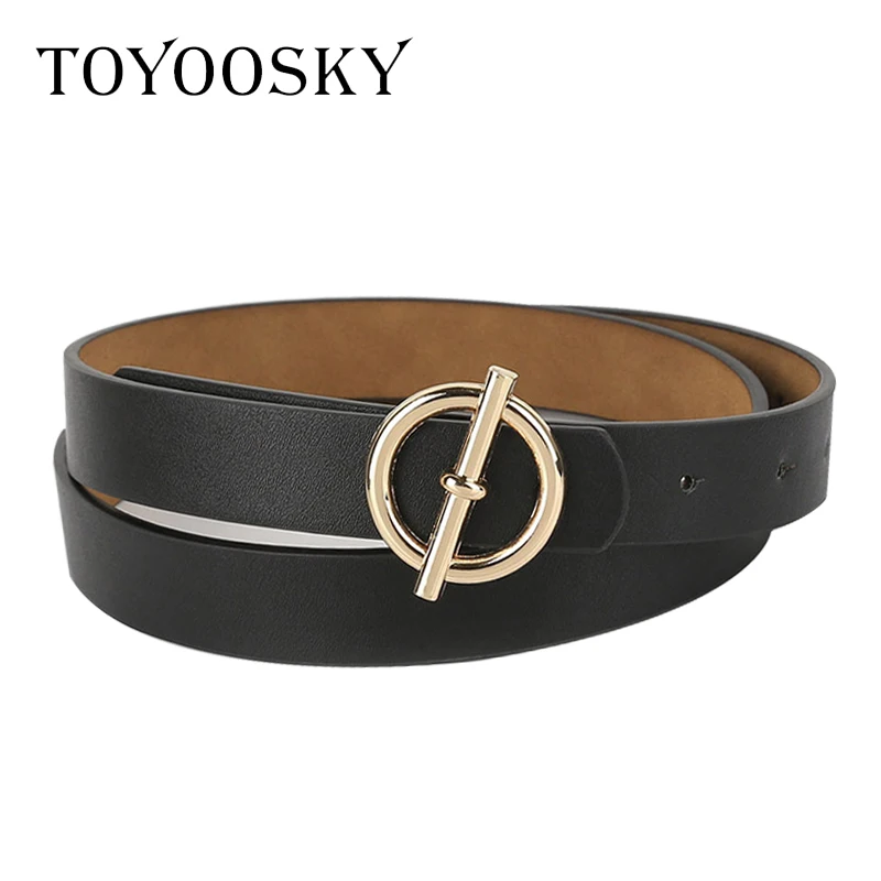 Ремень TOYOOSKY из искусственной кожи Женский тонкий универсальный дизайнерский