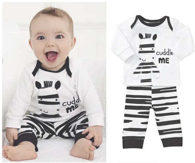 Розничная продажа коллекция 2014 года осенний костюм с принтом зебры для детей