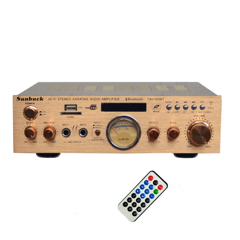 USB SD карта fm-радио Bluetooth 300 Вт+ 300 Вт 2,0 пульт дистанционного управления KTV Караоке автомобильный домашний аудио цифровой AV усилитель