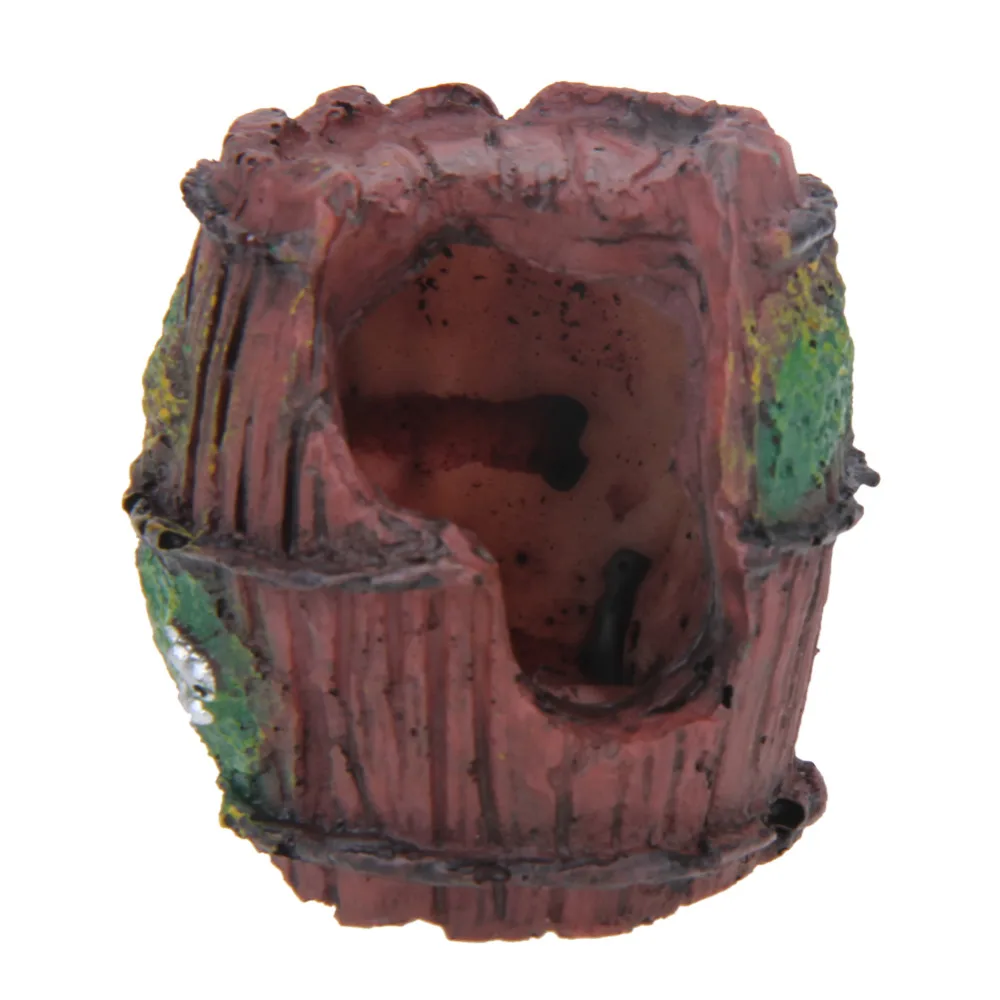 Нетоксичная искусственная Смола разбитая бочка для аквариума ландшафтное