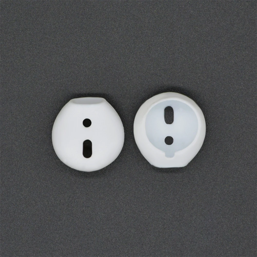 White 1 пара амбушюр для наушников, гарнитура для airpods, силиконовый чехол, амбушюры для наушников, наушники для Iphone 7, 7 plus, наушники, затычки для наушников, наушники - Цвет: White