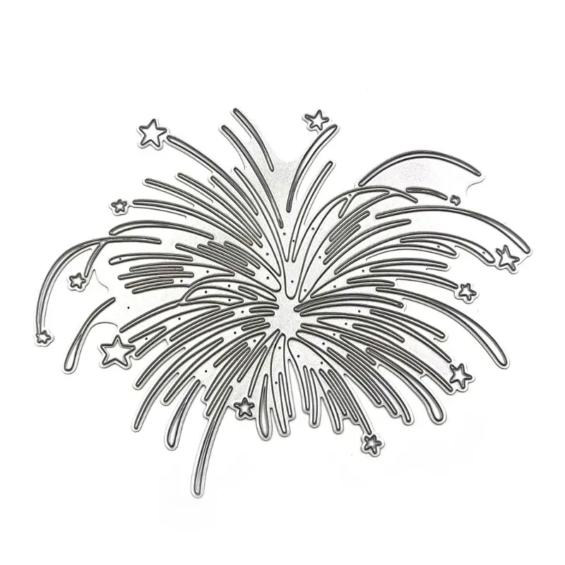 Романтический трафарет из углеродистой стали с изображением фейерверка