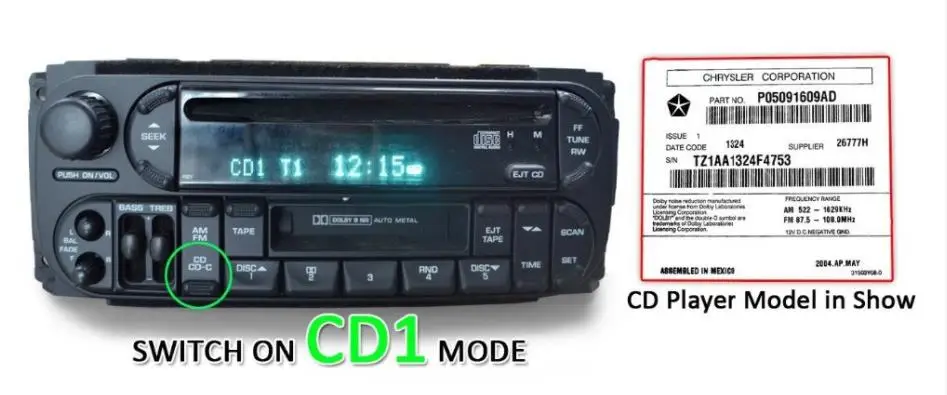 DOXINGYE, беспроводной Bluetooth Автомобильный MP3 CD Changer адаптер AUX USB музыка громкой связи комплект USB зарядка для Chrysler Dodge Jeep 2002-2005