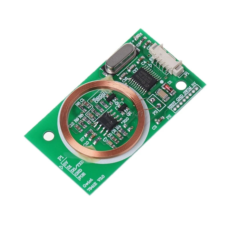 EM4100 8 см RFID считыватель Беспроводной Модуль UART 3Pin 125 кГц DC 5 в набор датчиков для
