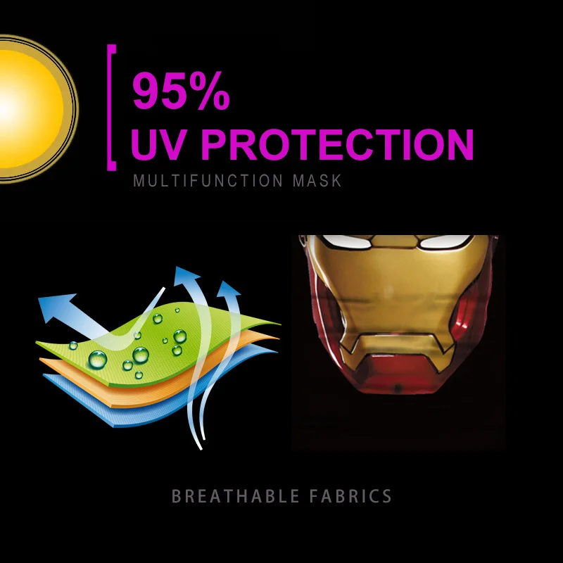 Микро-волокна маска ткань хорошее качество череп бесшовные Магия Маска