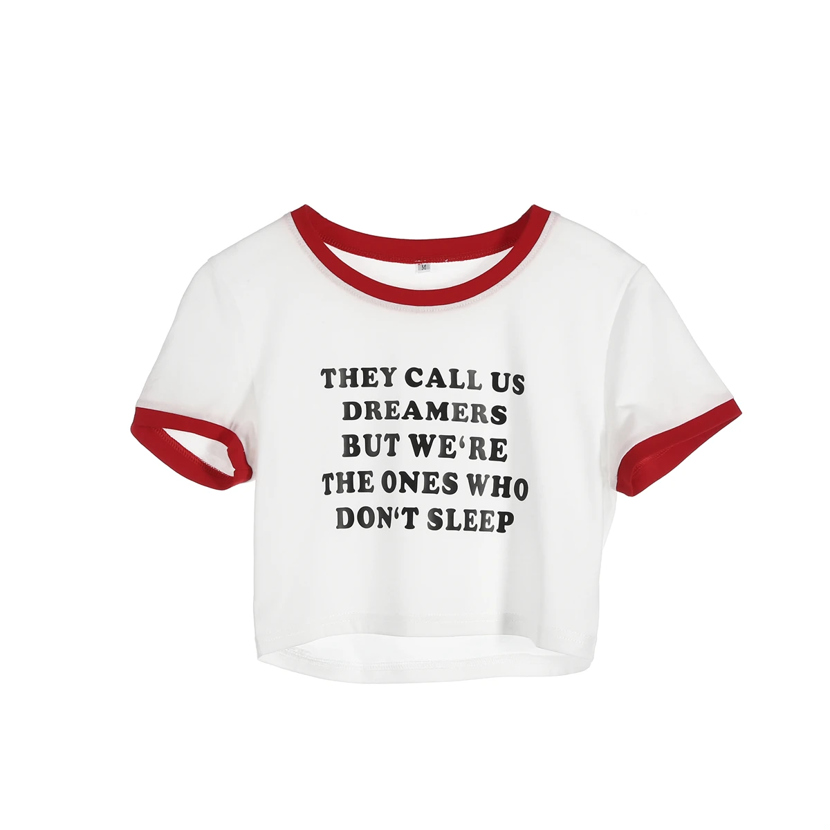 Облегающая футболка с коротким рукавом Женская хлопковая Повседневная белая