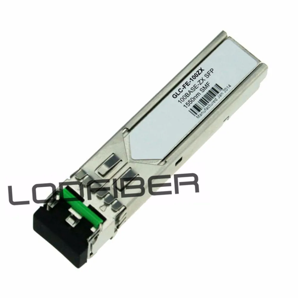 GLC-FE-100ZX Compatible 100BASE-ZX SFP 1550nm 80km DOM Transceiver