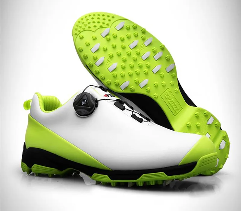

Golf Shoes Men Waterproof Sports Shoes Knobs Buckle Shoes Mesh Lining Breathable Anti-slip Sneakers for Male