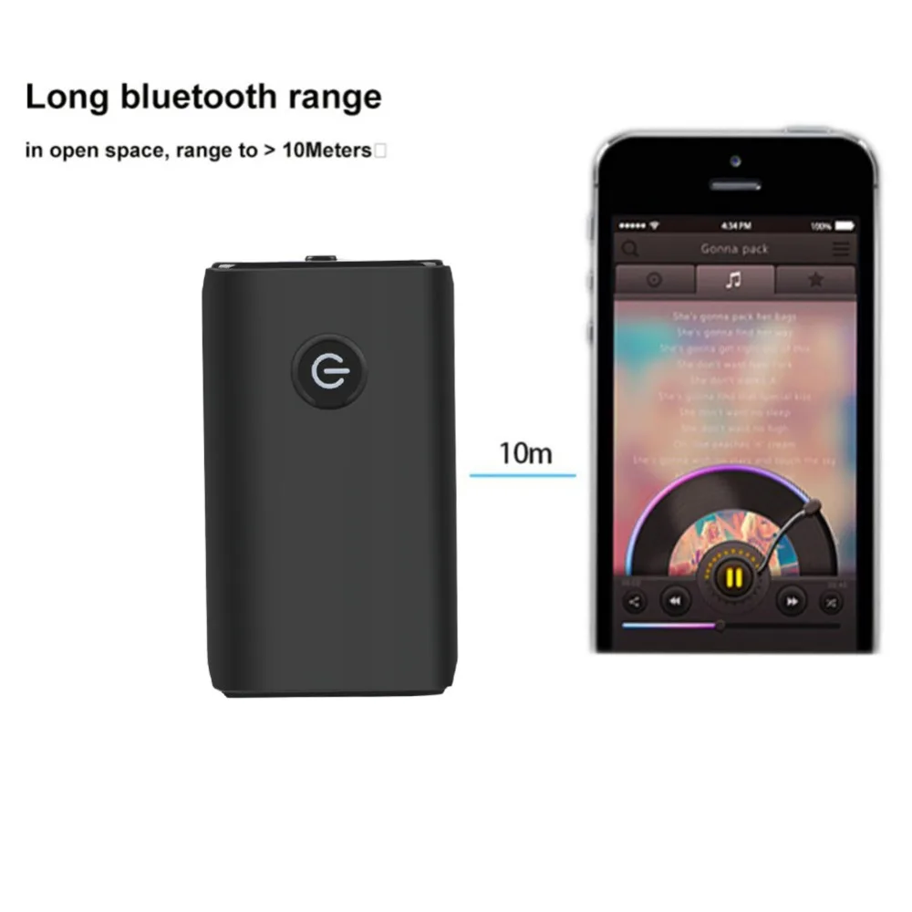 2 в 1 беспроводной Bluetooth 4,0 приемник передатчик 3,5 мм аудио беспроводной адаптер для ПК смартфон Bluetooth приемник передатчик