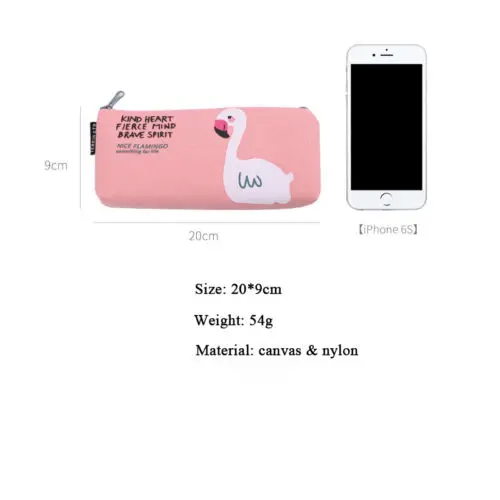 

Stationery Canvas Pen Pencil Case Cosmetic Bag Travel Makeup Bag High Capacity