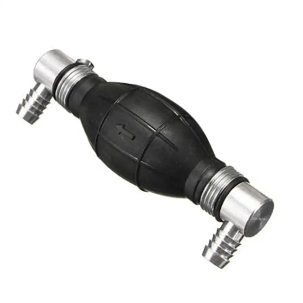 

6/8/10/12mm Fuel Primer Blub Hand Pump Petrol Diesel Inline Filter Black Rubber