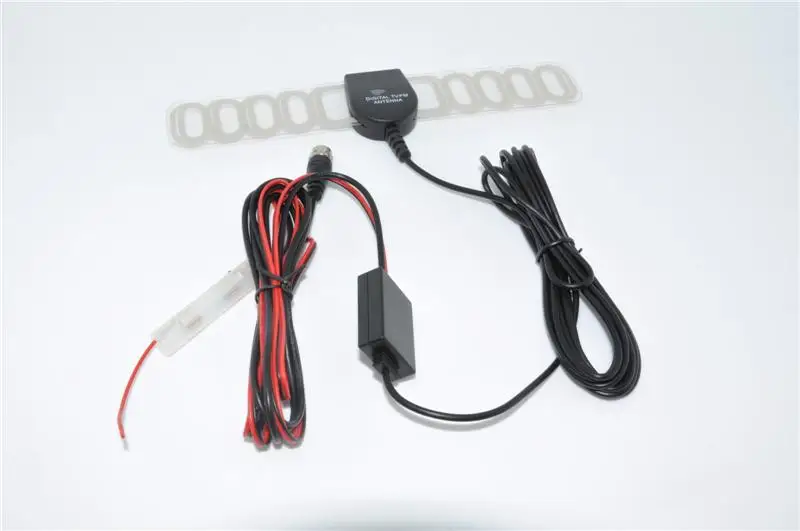 Автомобильная цифровая ТВ-антенна DVB-T ISDB-T активная с усилителем разъем F для