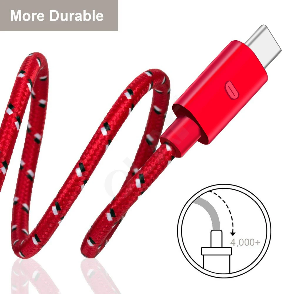 Олаф usb type-C кабель 1 м 2 м 3M нейлоновый плетеный кабель для синхронизации данных и быстрой зарядки USB C для samsung S9 S8 Xiaomi mi9 mi8 mi6 type-c USB