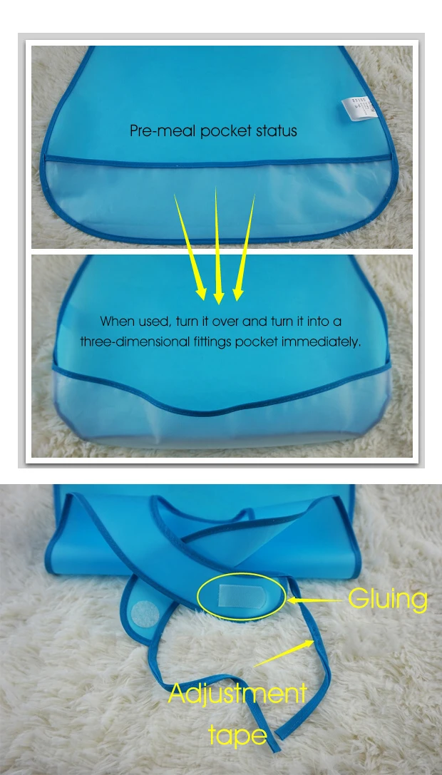 Waterproof, leak-proof and wash-free imitation silica gel mouth towel for the elderly wholesale