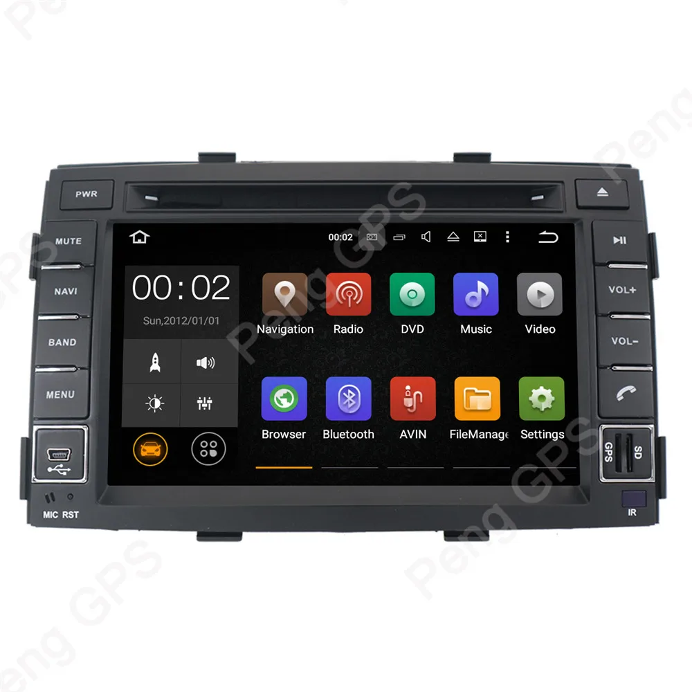 Автомагнитола 2 Din Android 9 0 для Kia Sorento 2010-2012 GPS-навигация CD DVD-плеер Bluetooth головное