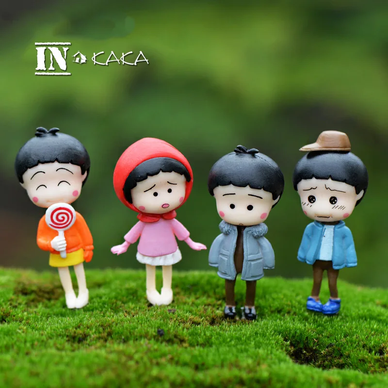 Микро садовые миниатюрные декоративные фигурки Chibi Chi bi Maruko японские девушки