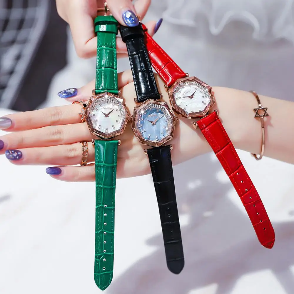 

2019 Women's Watch Luxury Fashion Leather Strap Watch Women Reloj Mujer Women Dress Watch Ladies Watches Clock Relogio Feminino