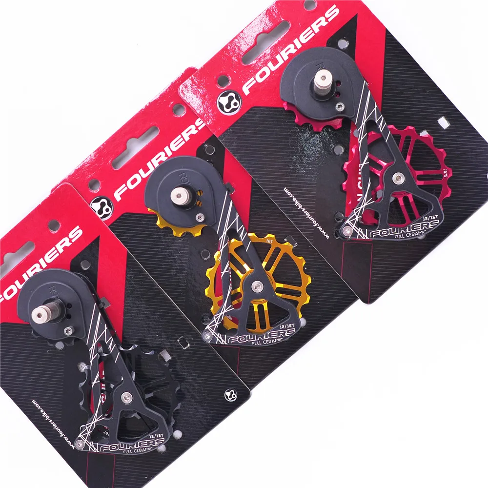 FOURIERS OSPW система для SHIMANO RD-R9100/R9150/R8000/R8050 красный черный негабаритный колесный керамический подшипник