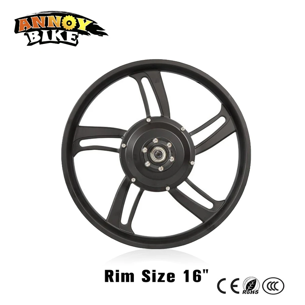 1" одно колесо из магния Alloy16" набор электрических колес комплект колес для горного велосипеда 36 в 48 в
