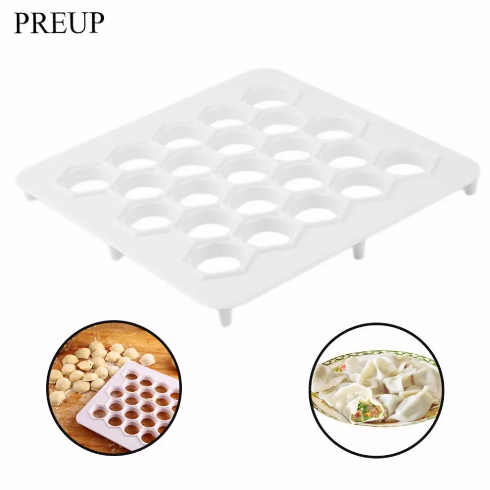 Пластиковый инструмент большого размера пельмени с 23 отверстиями форма для