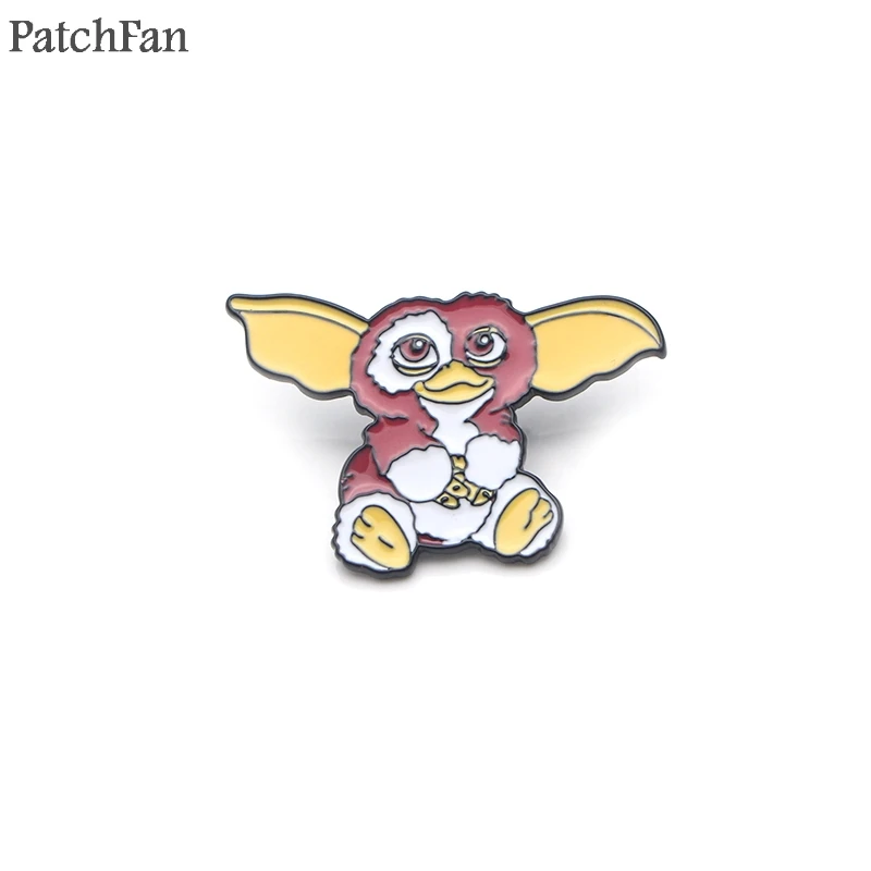 Patchfan Gremlins Gizmo цинковый галстук Мультяшные забавные булавки броши для рюкзака, одежды для мужчин и женщин шляпа Декоративные значки медали aΩ
