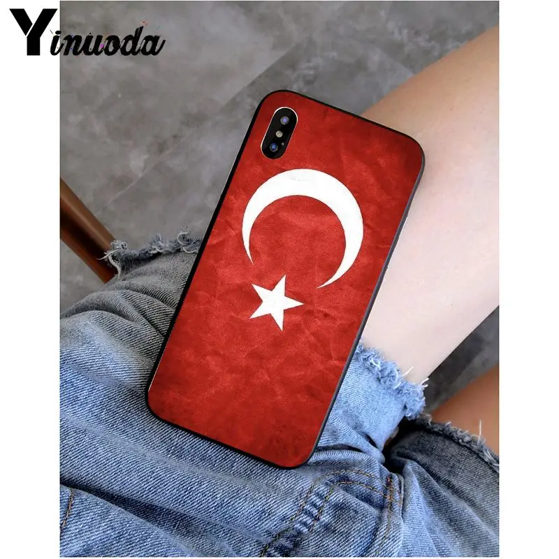 A12 Yinuoda флаг Турции волк ретроспективный телефон чехол оболочка для Apple iPhone 8 7 6 6S Plus X XS MAX 5 5S SE XR чехол - Цвет: A12