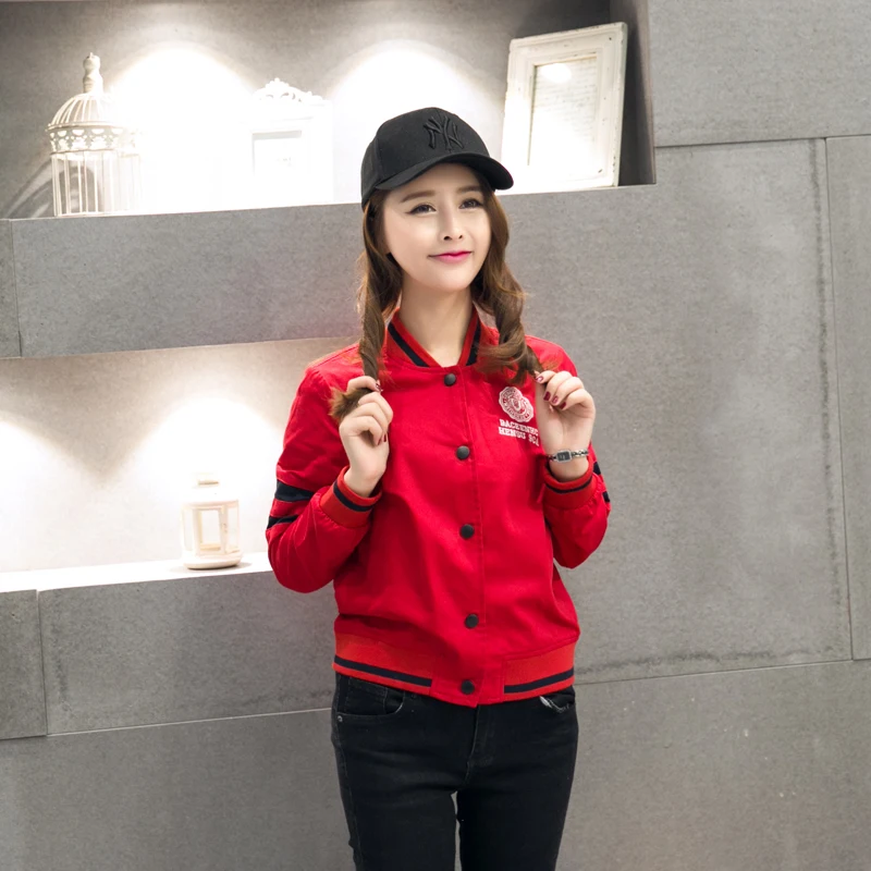 2019 Новинка осени в духе колледжа куртка с длинными рукавами Корейском стиле: XL